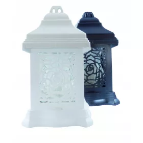  GROSSER LATERNENRAHMEN, KLEIN, WEISS, 4 STÜCK.