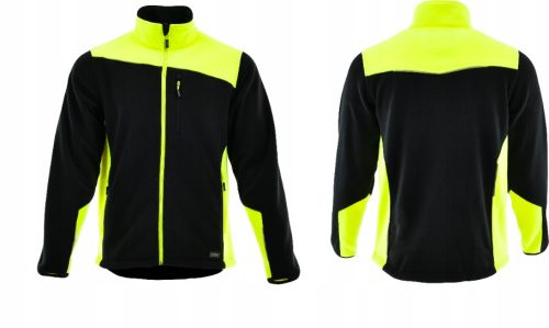 DICKES ARBEITSFLEECE WARME FLEECEJACKE OHS REFLEKTIERENDES SWEATSHIRT rL