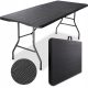Gartentische und Stühle für die Terrasse Italform Kunststofftisch Dine 180 schwarz