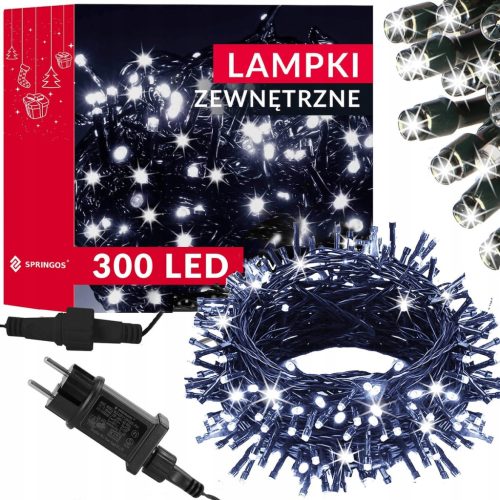  Springos Weihnachtsbaumbeleuchtung außen 17,5 m 201 - 300 Lichter