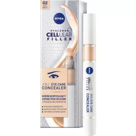    NIVEA Hyaluron Cellular Filler 3in1 Creme zur Korrektur dunkler Augenringe, helle Farbe, 4 ml