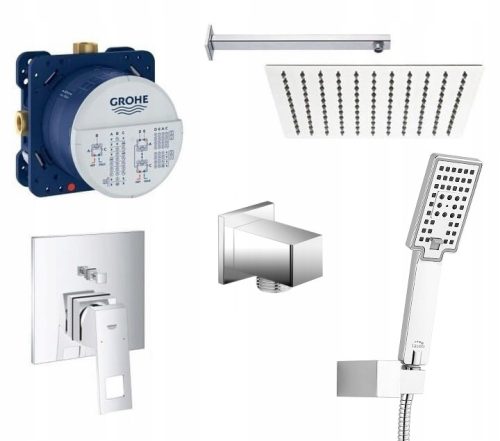 Grohe Eurocube Chrom-Wand-Badewannen- und Duscharmatur + 5 weitere Produkte