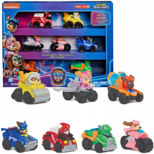  Spin Master Paw Patrol Movie 2 Fahrzeugset 7-tlg.
