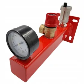  Die Sicherheitsgruppe Hydroland ist orange bewaffnet