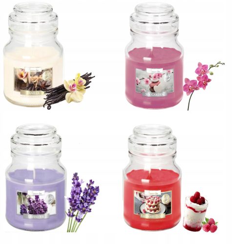 Kerzen Vanilla Aura Duftparaffinkerze 1 Stk. + 2 weitere Produkte