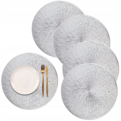 Tischunterlagen und Tischsets Runde Kunststoffscheibe