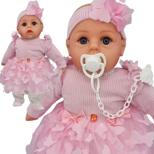  New Born Baby MARIOTOYS Puppe BABYPUPPE 45 CM SPRICHT UND SINGT POLNISCH - 54 45 cm