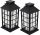 Gartenlampen stecken im Boden fest SuperLED Solarlampe, 27 cm, 2 Stk.