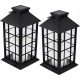 Gartenlampen stecken im Boden fest SuperLED Solarlampe, 27 cm, 2 Stk.