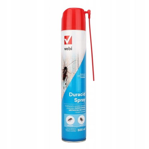  Sprühgerät, Aerosol gegen Kakerlaken, Motten, Ameisen, Fliegen, Wespen, Spinnen, Silberfischchen Vebi 300 ml