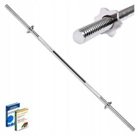    GERADE STANGE 180 cm 30 mm SAPHIR-FASS-Vollstahl-Gewindeklemmen