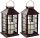  SuperLED Solarlampe, schwarz, 27 cm, 2 Stk.