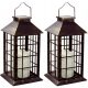  SuperLED Solarlampe, schwarz, 27 cm, 2 Stk.
