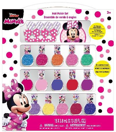  MINNIE MOUSE MEGA-SET MIT 15 NAGELLACKEN