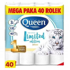  Queen unparfümiertes Toilettenpapier 40 Stk.