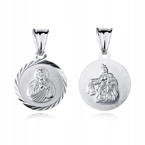  Skapuliermedaille Unserer Lieben Frau von Jesus Skapulier Silber 925