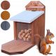  EICHHÖRNCHENHAUS, FUTTERHAUS - aus Holz. einfache Montage – 3 Farben