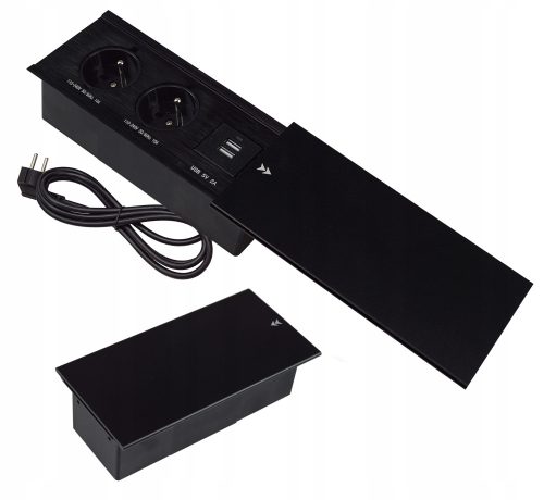 Steckdose, Tisch-USB Adelid schwarz