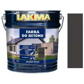  Lakma Acrylfarbe für Beton 10 l GRAPHIT matt