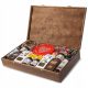  Geschenkset, große Box, 22 Produkte, Tee, Kaffee, Honig, Konserven