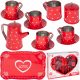  MalPlay 106603 rotes Teeservice