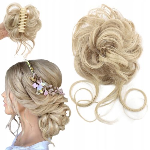  Kurzes synthetisches blondes Haarteil für Damen NCDSHAIR