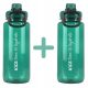  Sportflasche Wasserflasche KiCA BPA-frei 1L Grün