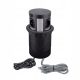 Steckdose, Internet, USB Arbeitsplatte Design Light schwarz