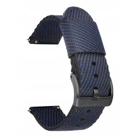  Hochwertiges Canvas-Uhrenarmband, 22 mm, Muster Nr. 285 b/b