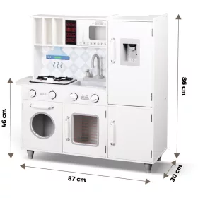  Promis KD30 weiße Holzküche