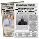 Silbernes goldenes Jubiläumsgeschenk, Zeitungsrahmen, Souvenir-Geschenk