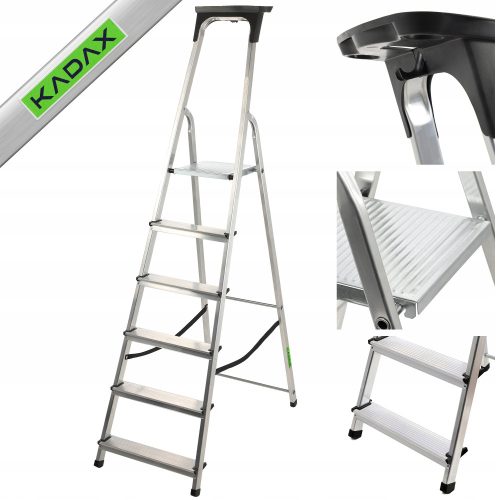 KADAX Leiter 3,19 m Aluminium bis 125 kg