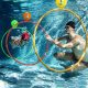 SCHWIMMENDE TAUCHERRINGE, 3 STÜCK