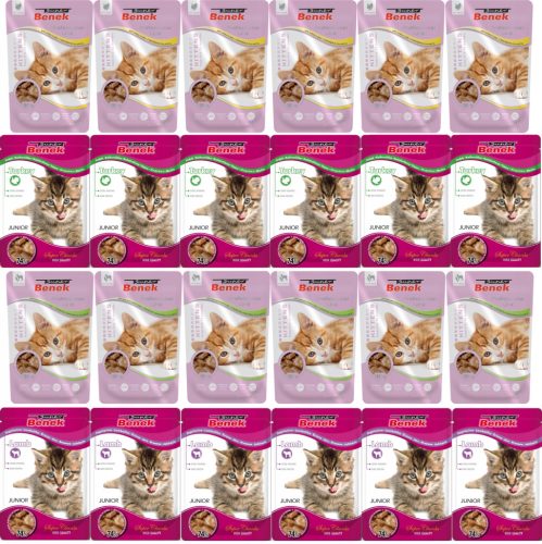  Super Benek Nassfutter, Geschmacksmischung, 2,4 kg