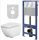 Cersanit Caspia Unterputz-WC-Set