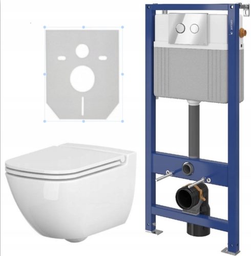 Cersanit Caspia Unterputz-WC-Set