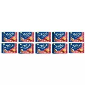   Delicje Szampańskie Malina - 10x 294g Biskuits mit Himbeergelee und Schokoladenüberzug