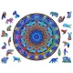  Premium 3D-Holzpuzzle für Erwachsene Mandala Unwaring Peace XXL