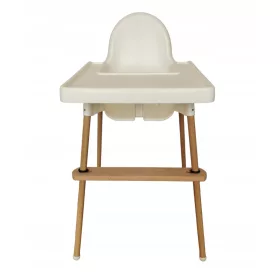    Holzfußhocker für den Ikea Antilop-Stuhl! BUCHE – MÖBELQUALITÄT!