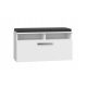 TopEshop Schuhschrank mit Sitzfläche 85 x 46 x 35 cm weiß