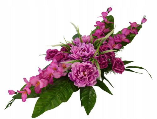  ZUSAMMENSETZUNG GRAB ZENTRUM FRIEDHOF DENKMAL BLUMENTOPF KÜNSTLICHE BLUMEN