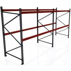 Lagerregal aus Metall 200 x 380 x 110 cm