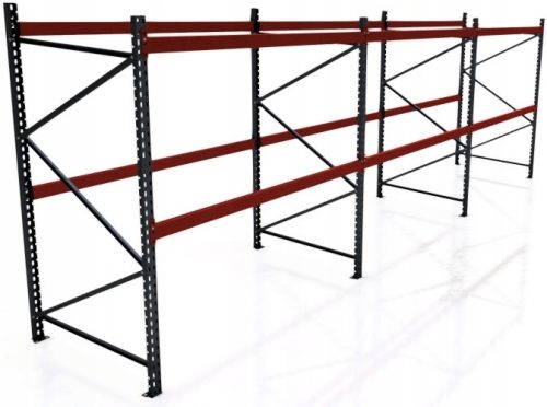 Lagerregal aus Metall 200 x 570 x 110 cm