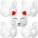  Kid Party Therian Katzen-Gesichtsmaske 5 Stk