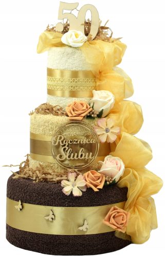 Sets Handtücher Geburtstagsgeschenk 50. Namenstag Handtuchkuchen