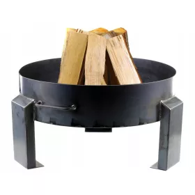  Gartenkamin Stahl Ø 80 cm Tiefe Grillrost Stahl 2 mm