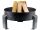  Gartenkamin Stahl Ø 80 cm Tiefe Grillrost Stahl 2 mm