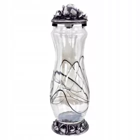  GRITCH, GLASLATERNE, GOLDENE MÜNDE, 33 cm