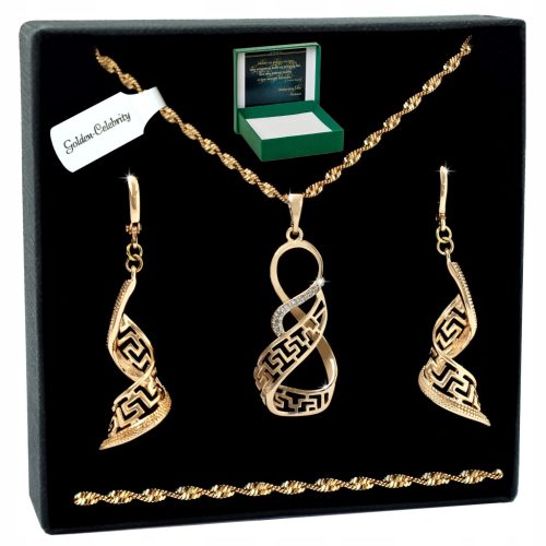  GOLDSCHMUCKSET FÜR DAMEN GHK 1657D AUS CHIRURGENSTAHL ALS GESCHENK