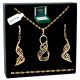  GOLDSCHMUCKSET FÜR DAMEN GHK 1657D AUS CHIRURGENSTAHL ALS GESCHENK